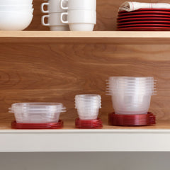 TakeAlongs, Food Storage Containers, Red, 40 Piece Set