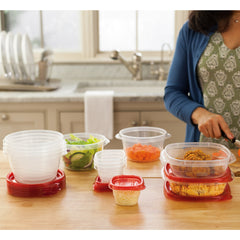 TakeAlongs, Food Storage Containers, Red, 40 Piece Set