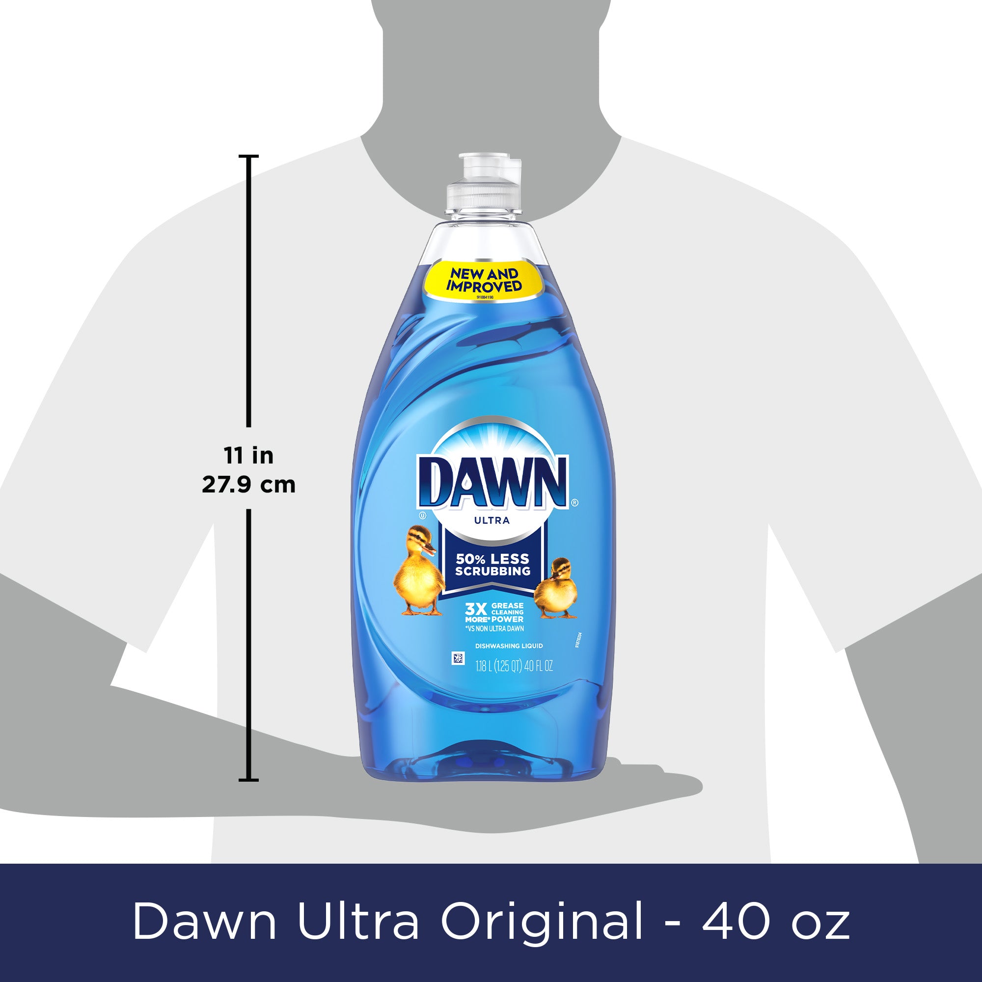 Liquid Dish Soap, Original Scent, 40 fl oz