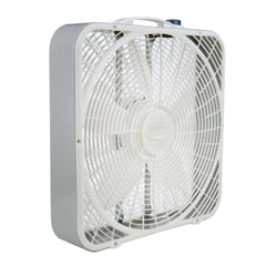 20" Premium Box 3-Speed Fan with Innovative Wind Ring System, Gray