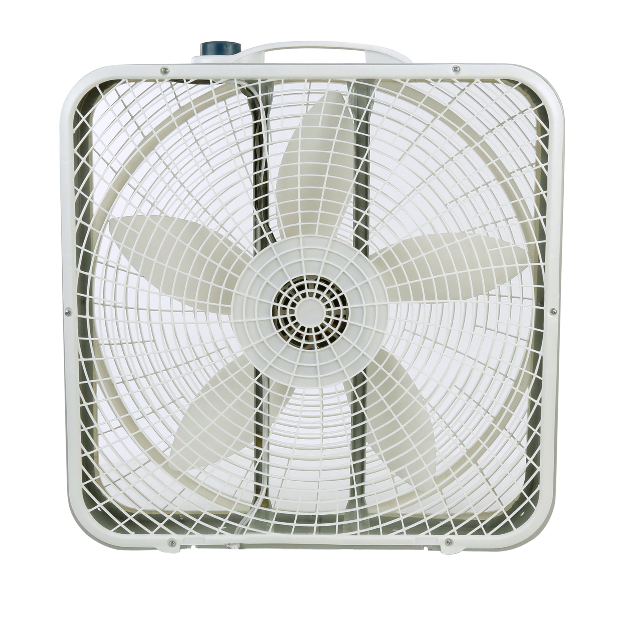  20" Premium Box 3-Speed Fan with Innovative Wind Ring System, Gray