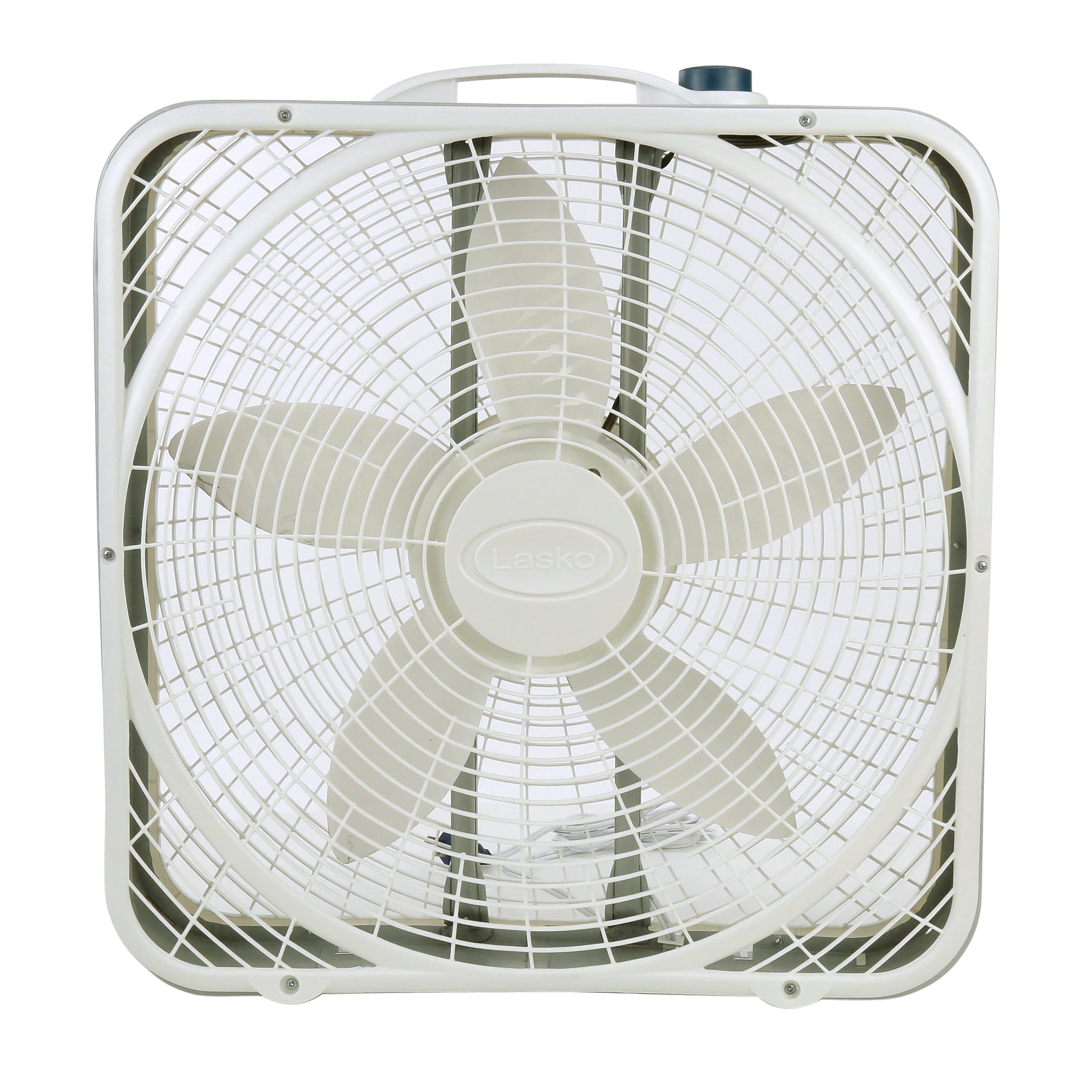  20" Premium Box 3-Speed Fan with Innovative Wind Ring System, Gray