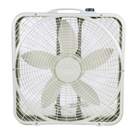  20" Premium Box 3-Speed Fan with Innovative Wind Ring System, Gray